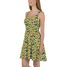Sneaky Cats Scatter designer Skater Dress by John A. Conroy