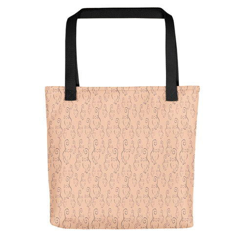 SCATTERED SILHOUETTES Tote bag - COOOL CATS