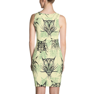 TRIBAL CATS PATTERN Sublimation Cut & Sew Dress - COOOL CATS