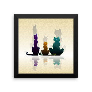 ALLEY CATS Framed poster - COOOL CATS