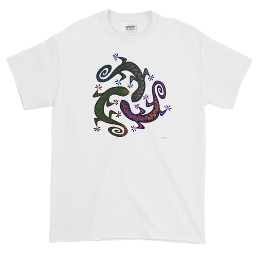 GECKO CIRCLE Short-Sleeve T-Shirt - COOOL CATS