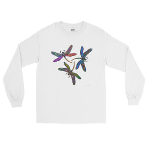 DRAGONFLIES Long Sleeve T-Shirt - COOOL CATS