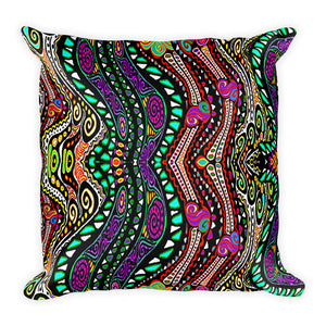 SISTER SWIRLS Square Pillow - COOOL CATS