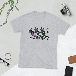 JAZZY KOKOPELLI Short-Sleeve Unisex T-Shirt