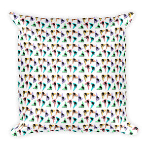 RETRO KITTYS Square Pillow - COOOL CATS