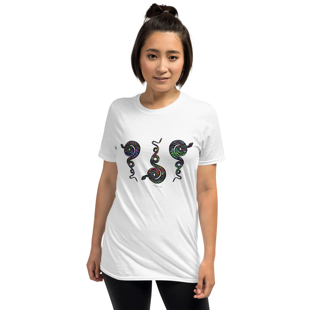 RAINBOW SNAKES Short-Sleeve Unisex T-Shirt