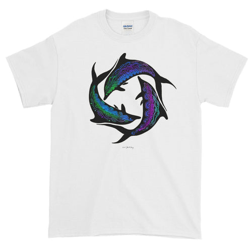 DOLPHIN CIRCLE Short-Sleeve T-Shirt - COOOL CATS