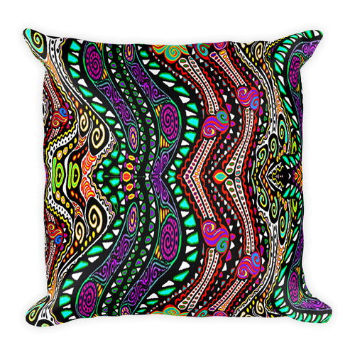 SISTER SWIRLS Square Pillow - COOOL CATS