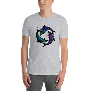 DOLPHIN CIRCLE Short-Sleeve Unisex T-Shirt