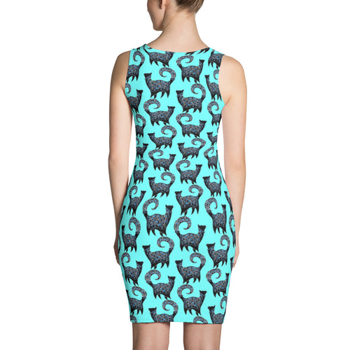 BLUE CATS Sublimation Cut & Sew Dress - COOOL CATS