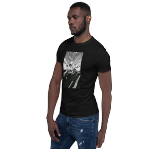 LAX photo on a Short-Sleeve Unisex T-Shirt