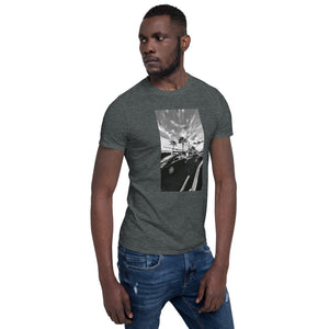 LAX photo on a Short-Sleeve Unisex T-Shirt