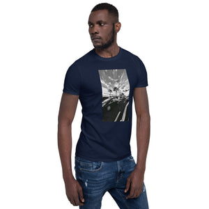 LAX photo on a Short-Sleeve Unisex T-Shirt