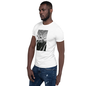 LAX photo on a Short-Sleeve Unisex T-Shirt